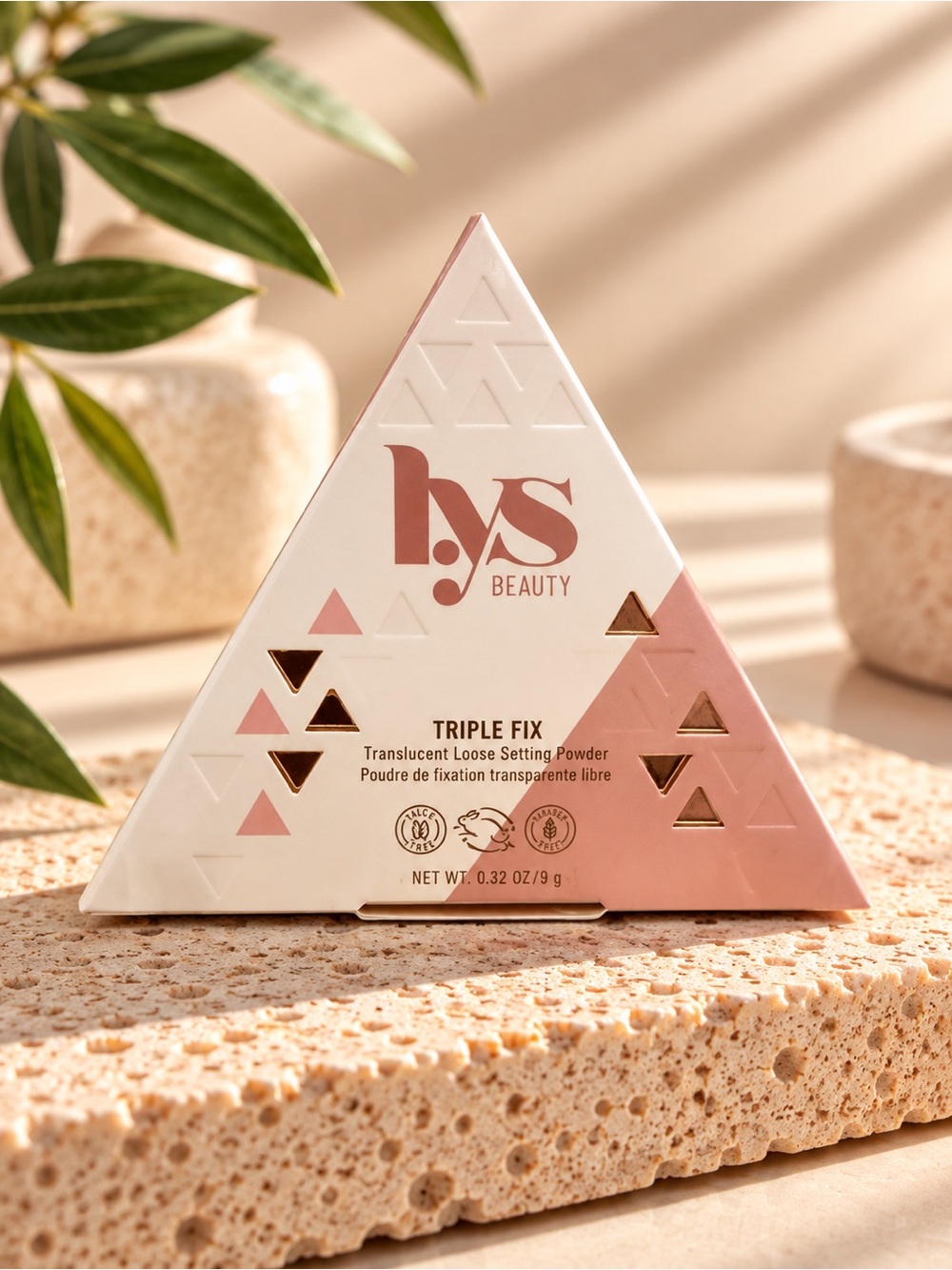 Lys Beauty Triple Fix Translucent Loose Setting Powder — Soft Pink